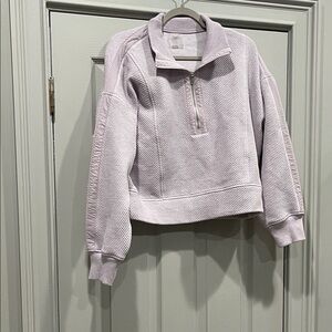 CALIA by Carrie Underwood Light Purple Quarter-Zip Sweatshirt